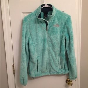 Women’s Mint Green Fleece The North Face Jacket